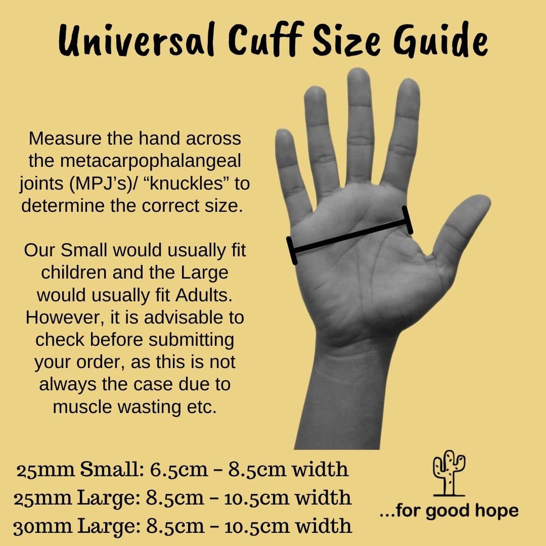 Adjustable D-Ring Utensil Holder :: universal cuff for eating utensils